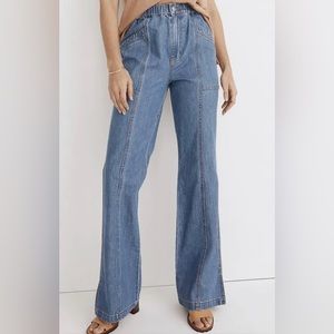 Madewell Light Blue Wide-Leg Jeans